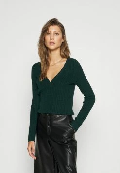Abercrombie & Fitch CABLE - Jumper - Pine Green