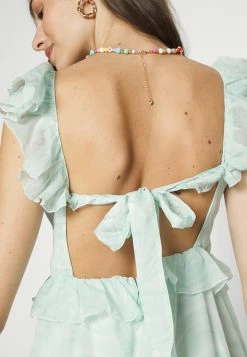 Abercrombie & Fitch DRAMA MAXI DRESS - Day Dress - Blue -Abercrombie & Fitch Shop 2783602f88514d9bb4ab094151c1bc1a