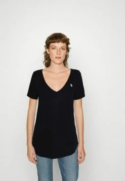 Abercrombie & Fitch ICON 3 PACK - Basic T-shirt - Navy/white/black -Abercrombie & Fitch Shop 27ca55be5dde433ba7b3ec857cf36a5a