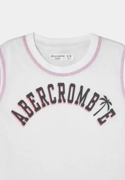 Abercrombie & Fitch MUSCLE - Print T-shirt - White -Abercrombie & Fitch Shop 28e8cd880a424052873ae33c9d4dada5