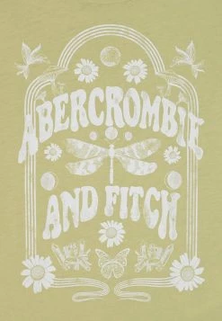 Abercrombie & Fitch POSITIVE TEE - Print T-shirt - Green -Abercrombie & Fitch Shop 2929231bf1a2496f8cc629067ca7cf53