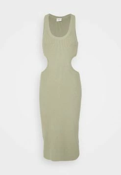 Abercrombie & Fitch SIDE CUTOUT MIDI - Jumper Dress - Green Solid 12 Abercrombie & Fitch SIDE CUTOUT MIDI - Jumper Dress - Green Solid -Abercrombie & Fitch Shop 299542c3dbcc4cb984a29fbcad78cd7a