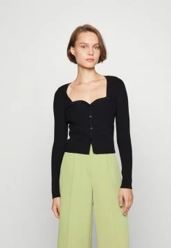 Abercrombie & Fitch CARDI - Cardigan - Black Beauty