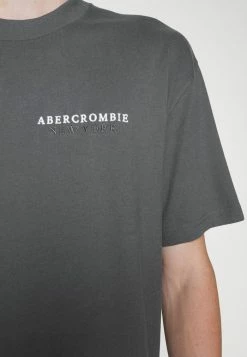 Abercrombie & Fitch TREND LOGO - Print T-shirt - Grey -Abercrombie & Fitch Shop 2aa084decded46f8a75cc334f804fc38