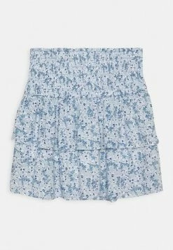 Abercrombie & Fitch TIERED SKIRT MATCH - Mini Skirt - Blue Floral