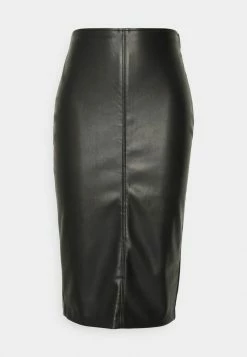 Abercrombie & Fitch PENCIL MIDI SKIRT - Maxi Skirt - Black -Abercrombie & Fitch Shop 2ddfd197e0f448eea17fa5fec3498ec9