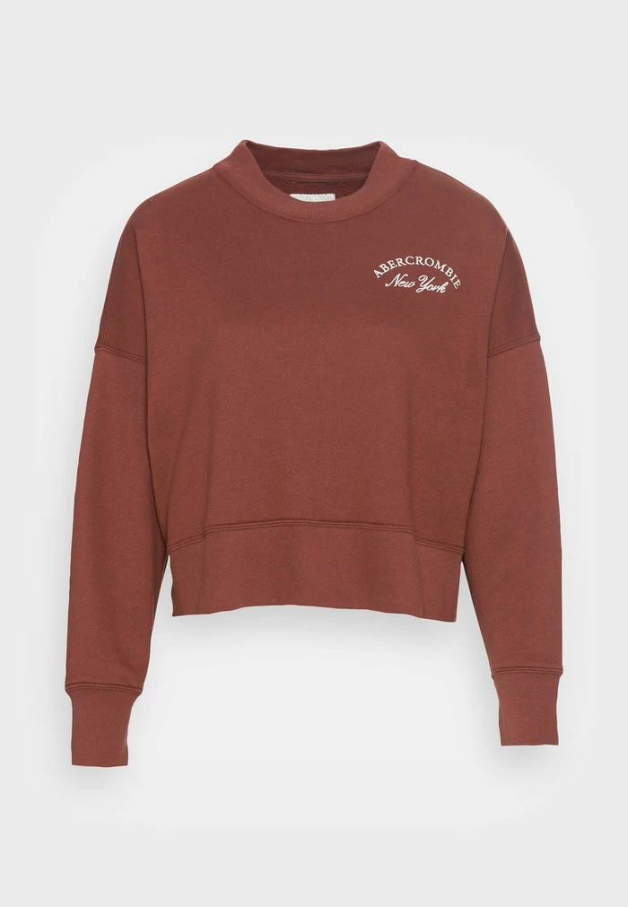 Abercrombie & Fitch UPPER TIER LOGO - Sweatshirt - Hot Chocolate 4 Abercrombie & Fitch UPPER TIER LOGO - Sweatshirt - Hot Chocolate - Image 4