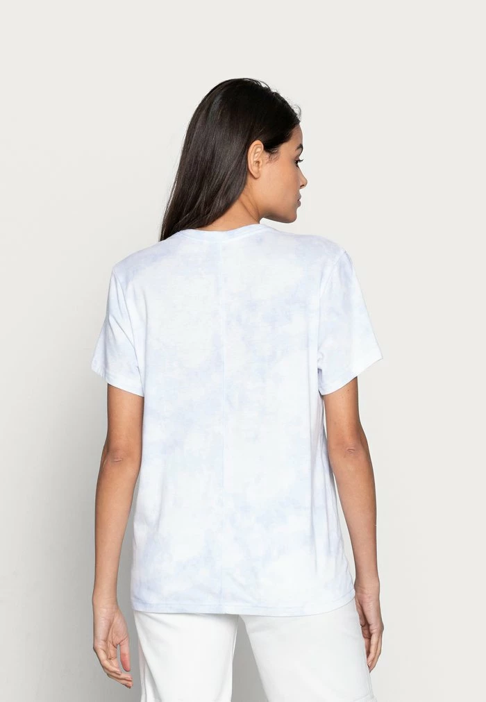 Abercrombie & Fitch RELAXED - Print T-shirt - Light Blue 3 Abercrombie & Fitch RELAXED - Print T-shirt - Light Blue - Image 3