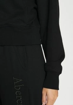 Abercrombie & Fitch LONG LIFE LOGO - Zip-up Sweatshirt - Black Beauty -Abercrombie & Fitch Shop 2fa28dd4ed8f4bb9aa236f67738382b6