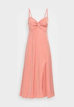 Abercrombie & Fitch TWIST FRONT - Day Dress - Red Solid -Abercrombie & Fitch Shop 2fa5b21613dd4b52ad4bb6a49fc72075