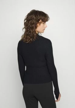 Abercrombie & Fitch BUTTON THROUGH CARDI - Cardigan - Black Beauty -Abercrombie & Fitch Shop 304d525ccbae481fb0b470e02ddcb84d