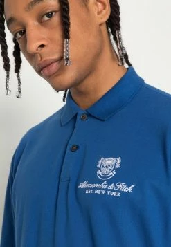 Abercrombie & Fitch Polo Shirt - Blue 9 Abercrombie & Fitch Polo Shirt - Blue -Abercrombie & Fitch Shop 30d3ac648c8a40ccac364450c22a6073