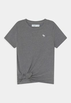 Abercrombie & Fitch CORE CREW TIE FRONT ESSENTIAL 3 PACK - Print T-shirt - Blue/heather Grey -Abercrombie & Fitch Shop 31a51dd3cac24f83aa382f8bb69de84d