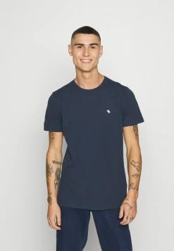 Abercrombie & Fitch NEUTRAL CREW 5 PACK - Basic T-shirt - White/rose/blue/beige/black -Abercrombie & Fitch Shop 33b20948984e4f87b11beadccef3f499