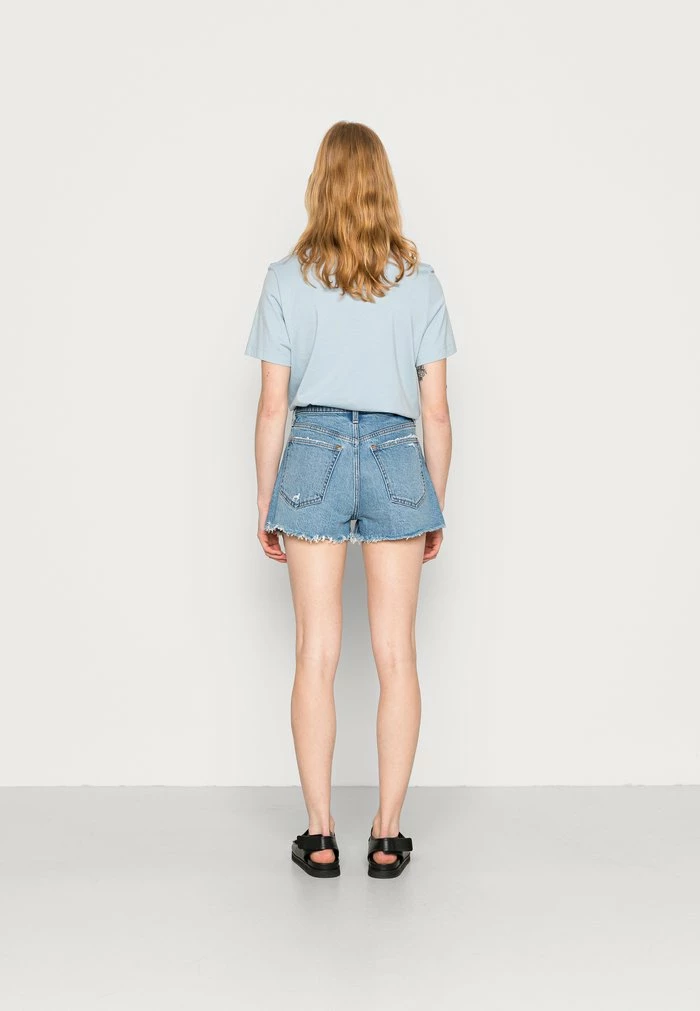 Abercrombie & Fitch LIGHT MOM - Denim Shorts - Medium Clean 3 Abercrombie & Fitch LIGHT MOM - Denim Shorts - Medium Clean - Image 3