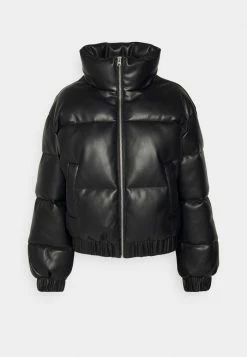 Abercrombie & Fitch POPPER PUFFER - Winter Jacket - Black -Abercrombie & Fitch Shop 360bb599af2c4c74b0053f75f4069697