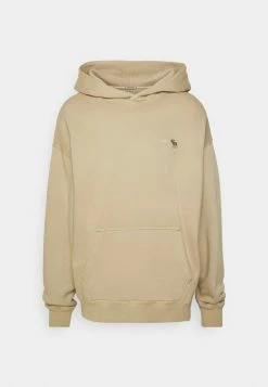 Abercrombie & Fitch ESSENTIALS KISSING MOOSE - Hoodie - Beige Wash -Abercrombie & Fitch Shop 3649499e49fc42bf80e19999a25a5aa3