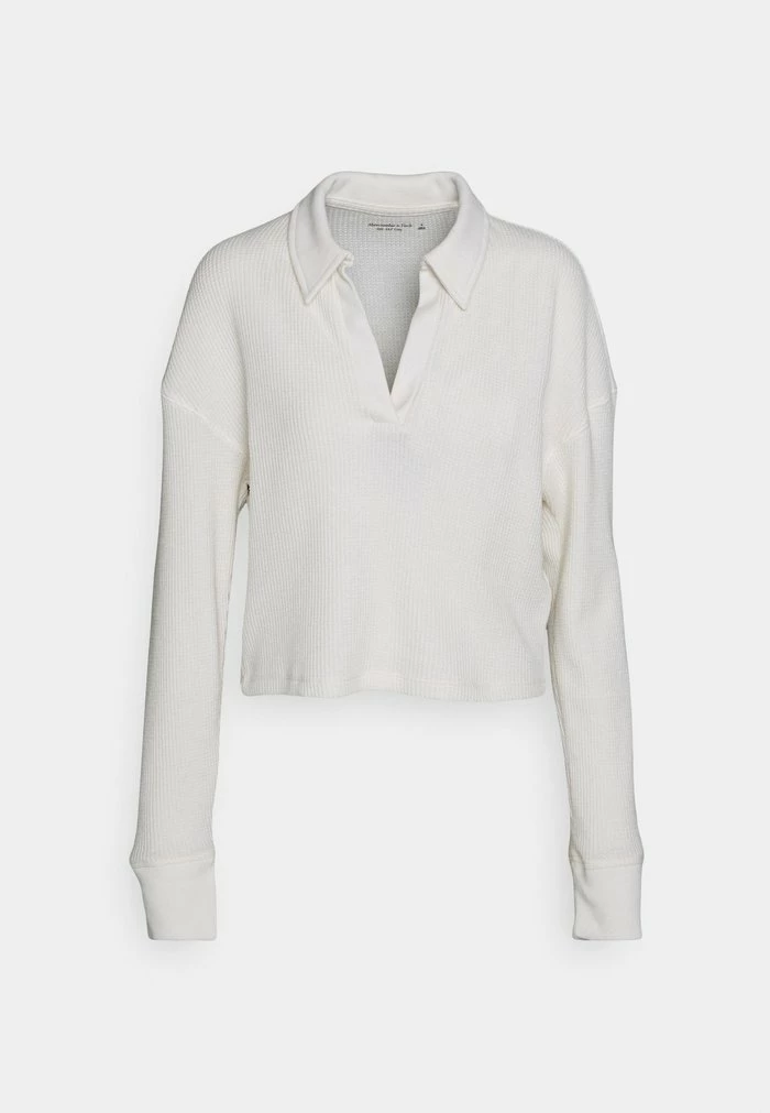 Abercrombie & Fitch EASY WAFFLE - Jumper - Jet Stream 5 Abercrombie & Fitch EASY WAFFLE - Jumper - Jet Stream - Image 5