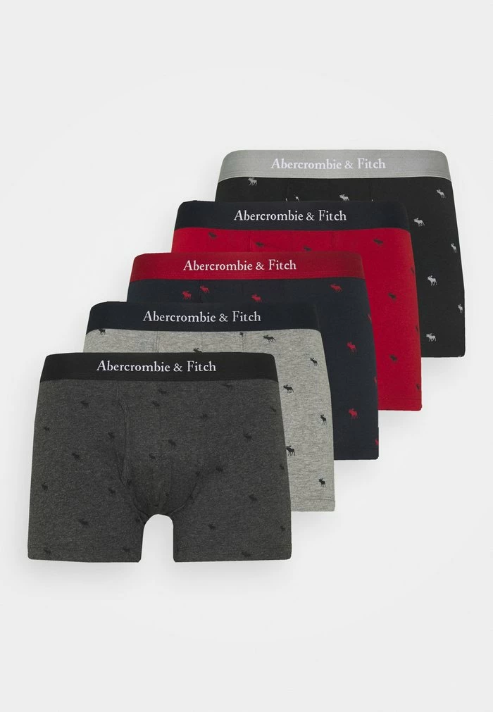 Abercrombie & Fitch ICON TRUNK 5 PACK - Pants - Black/light Grey/red/dark Grey 5 Abercrombie & Fitch ICON TRUNK 5 PACK - Pants - Black/light Grey/red/dark Grey - Image 5