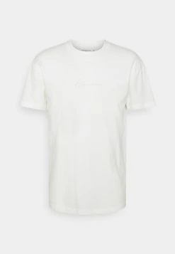 Abercrombie & Fitch SCRIPT SMALL SCALE - Basic T-shirt - White