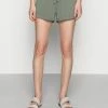 Abercrombie & Fitch PAPERBAG SHORT AGAVE - Shorts - Green Paperbag