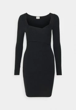 Abercrombie & Fitch WRAP FRONT MINI - Jumper Dress - Black Beauty -Abercrombie & Fitch Shop 3939a3225c294342ac685bf979e4e2a8