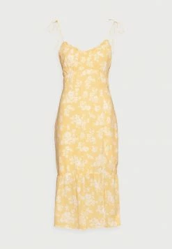 Abercrombie & Fitch SMOCKED BODICE MIDI DRESS - Day Dress - Yellow 8 Abercrombie & Fitch SMOCKED BODICE MIDI DRESS - Day Dress - Yellow -Abercrombie & Fitch Shop 39f135d5f55d4c4e8345853d73c627b6