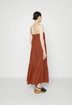 Abercrombie & Fitch CHASE TIERED - Maxi Dress - Brown -Abercrombie & Fitch Shop 3a13fbaa7e7a4a6fa5fd926ec544d6d0