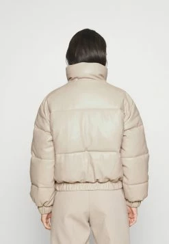 Abercrombie & Fitch CINCHED CUFF MINI PUFF - Winter Jacket - Grey Morn -Abercrombie & Fitch Shop 3a20d183ab3e46f8b991d55e15ae0424