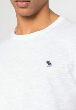 Abercrombie & Fitch ESSENTIAL 5er MULTIPACK NEUTRAL - Basic T-shirt - White/beige/heather/grey/black -Abercrombie & Fitch Shop 3a5cb5560e4d469cbf2594ecb27bb324