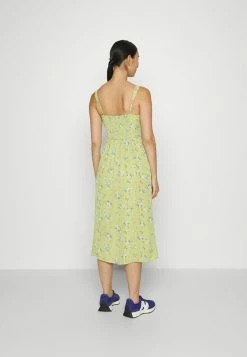 Abercrombie & Fitch BUTTON THROUGH SLIM MIDI - Maxi Dress - Green -Abercrombie & Fitch Shop 3ab7c5d578c14c0882800a360c5a4cae