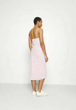 Abercrombie & Fitch NECK SLIP MIDI DRESS - Day Dress - Rose -Abercrombie & Fitch Shop 3c5827d2101d4483912c60769cc83c0a