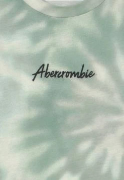 Abercrombie & Fitch PRINT LOGO PATTERN - Long Sleeved Top - Mint -Abercrombie & Fitch Shop 3ce6cfa064124ceb80766becfdbf8e05