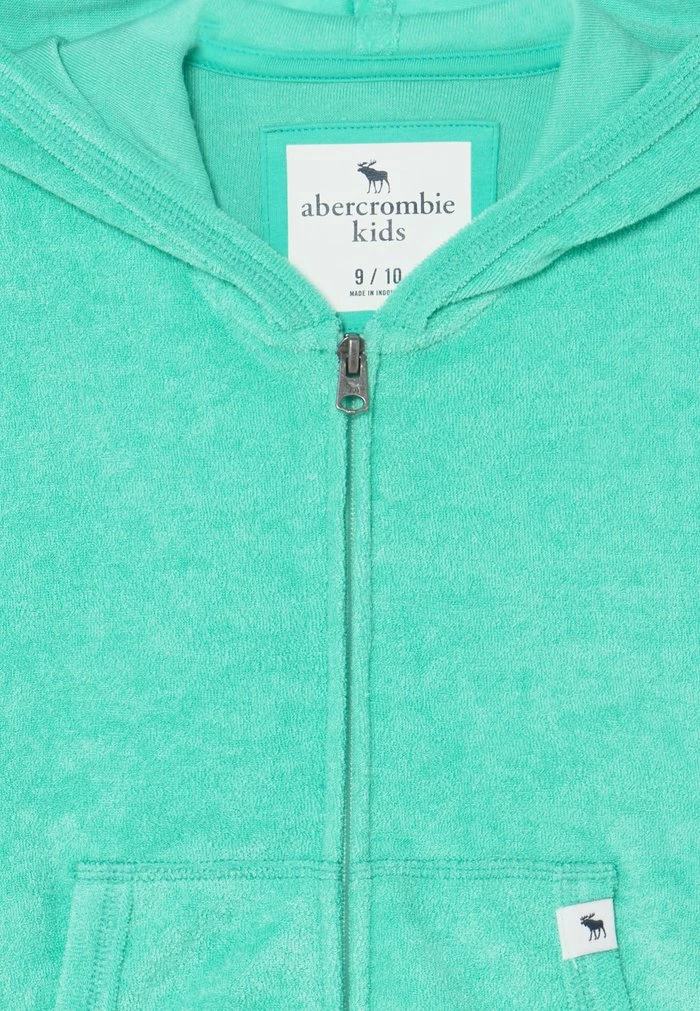 Abercrombie & Fitch MAY - Zip-up Sweatshirt - Green 3 Abercrombie & Fitch MAY - Zip-up Sweatshirt - Green - Image 3