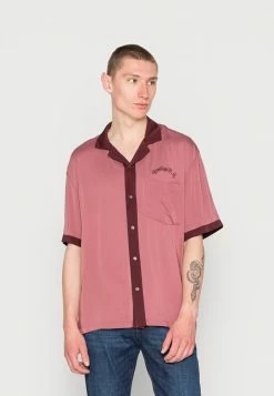 Abercrombie & Fitch BOWLING SHIRT - Shirt - Burgundy