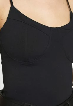 Abercrombie & Fitch BARE SEAMLESS CORSET SUIT - Top - Black -Abercrombie & Fitch Shop 41038833503b407ead6cbc9bf233462d