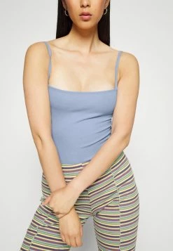 Abercrombie & Fitch BARE NOTCH TANK - Top - Blue -Abercrombie & Fitch Shop 41f9ab4ded17464f98477dde915949c2