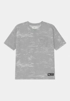 Abercrombie & Fitch OVERSIZED OUTDOORS PATTERNS - Print T-shirt - Grey Wash