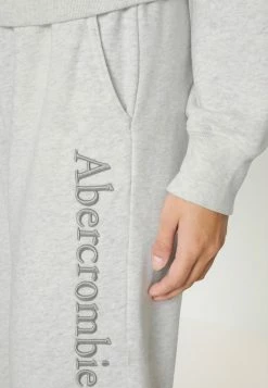 Abercrombie & Fitch LONG LIFE SUNDAY - Tracksuit Bottoms - Grey Heather -Abercrombie & Fitch Shop 457f7fe594f74a44a8015fd64a0cfc6b