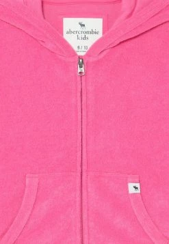 Abercrombie & Fitch MAY - Zip-up Sweatshirt - Pink -Abercrombie & Fitch Shop 46b54302c14e4dd4b370448cbe045d25