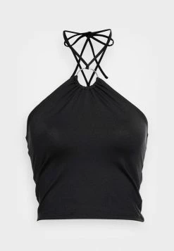 Abercrombie & Fitch BARE STRAPPY KEYHOLE HALTER - Top - Black -Abercrombie & Fitch Shop 4721bd5be12d4a5580c22053d3d6bdd0