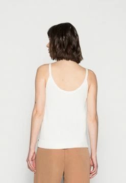 Abercrombie & Fitch DAYTIME BUTTON EASY TANK - Top - Cream -Abercrombie & Fitch Shop 4760cd5b869d4bc2998dfef499dcf9e2
