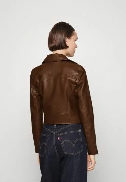 Abercrombie & Fitch MOTO COLOR UPDATE - Down Coat - Chestnut Brown -Abercrombie & Fitch Shop 476cd5e5abdf415ebd65f38f7acd5ffa