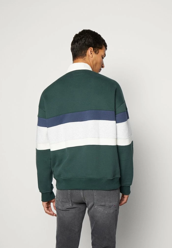 Abercrombie & Fitch OVERSIZED RUGBY - Polo Shirt - Green 3 Abercrombie & Fitch OVERSIZED RUGBY - Polo Shirt - Green - Image 3