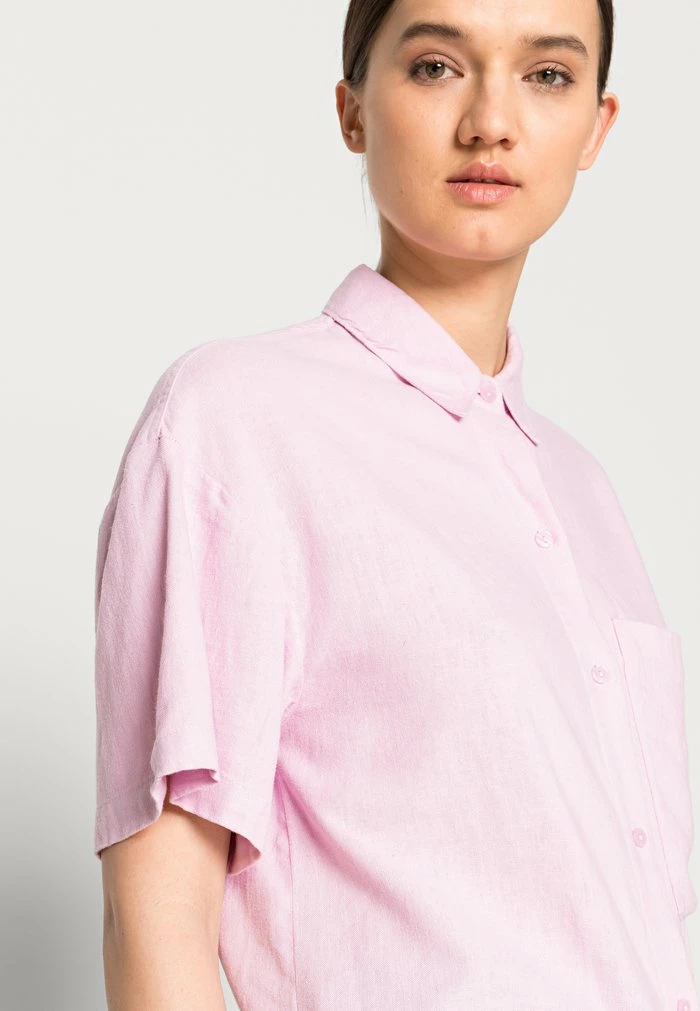 Abercrombie & Fitch OVERSIZED RESORT - Blouse - Pink Lavender 5 Abercrombie & Fitch OVERSIZED RESORT - Blouse - Pink Lavender - Image 5