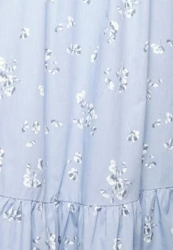 Abercrombie & Fitch PUFF SLEEVE MIDI DRESS - Day Dress - Blue -Abercrombie & Fitch Shop 48386251dec54f2d9ef608886eef3b65