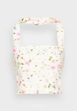 Abercrombie & Fitch UNIVERSAL HALTER - Top - White -Abercrombie & Fitch Shop 485812c3cff1488faa43161c21c72f20