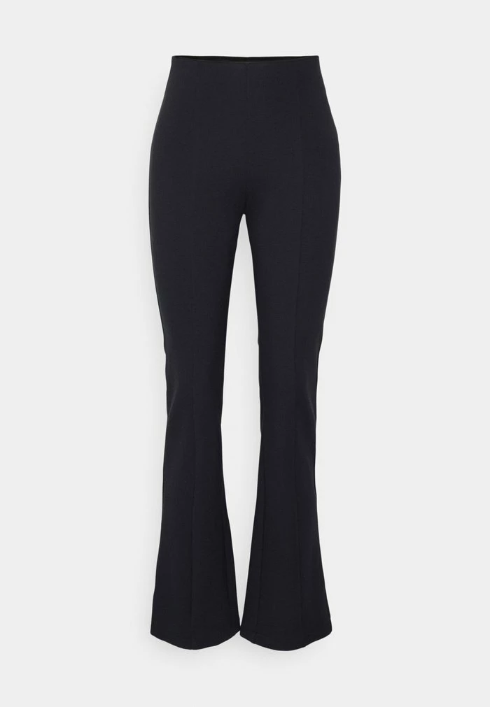 Abercrombie & Fitch PONTE SIDE SLIT FLARE - Trousers - Black 1 Abercrombie & Fitch PONTE SIDE SLIT FLARE - Trousers - Black