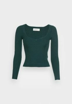 Abercrombie & Fitch SPONGEY VOOP - Jumper - Pine Green -Abercrombie & Fitch Shop 48f997b66d82456284a346c7754af200