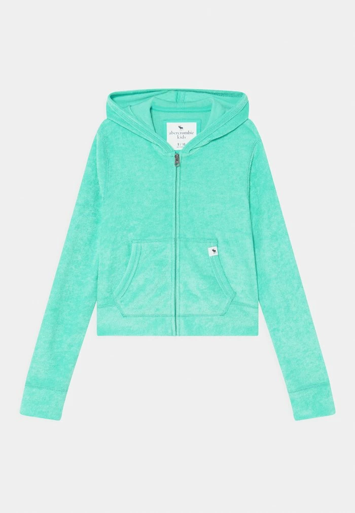Abercrombie & Fitch MAY - Zip-up Sweatshirt - Green 1 Abercrombie & Fitch MAY - Zip-up Sweatshirt - Green